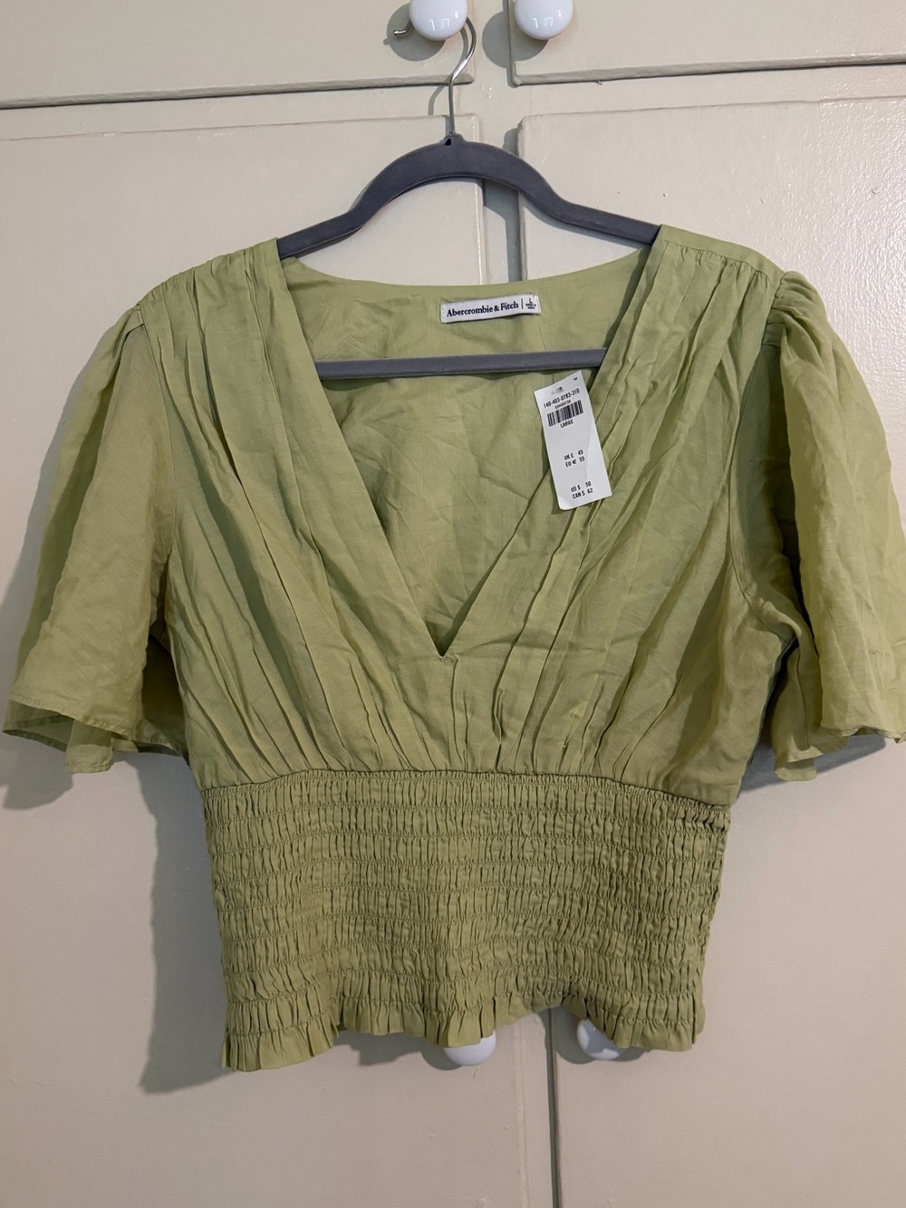 New Size large sage Green Abercrombie & Fitch